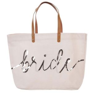 Mud Pie Sequined Bride Tote - BNWT!